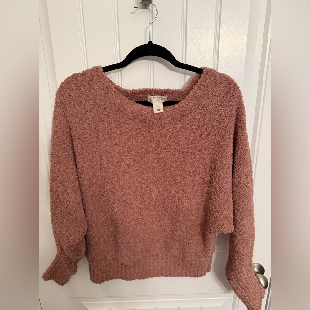 Ruby Moon Women's Mauve Crew Neck Sweater